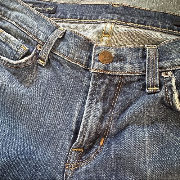 Citizens of Humanity Kelly Stretch #063 Low Waist Cropped Blue Jeans Size 28 Y2K - Picture 4 of 10